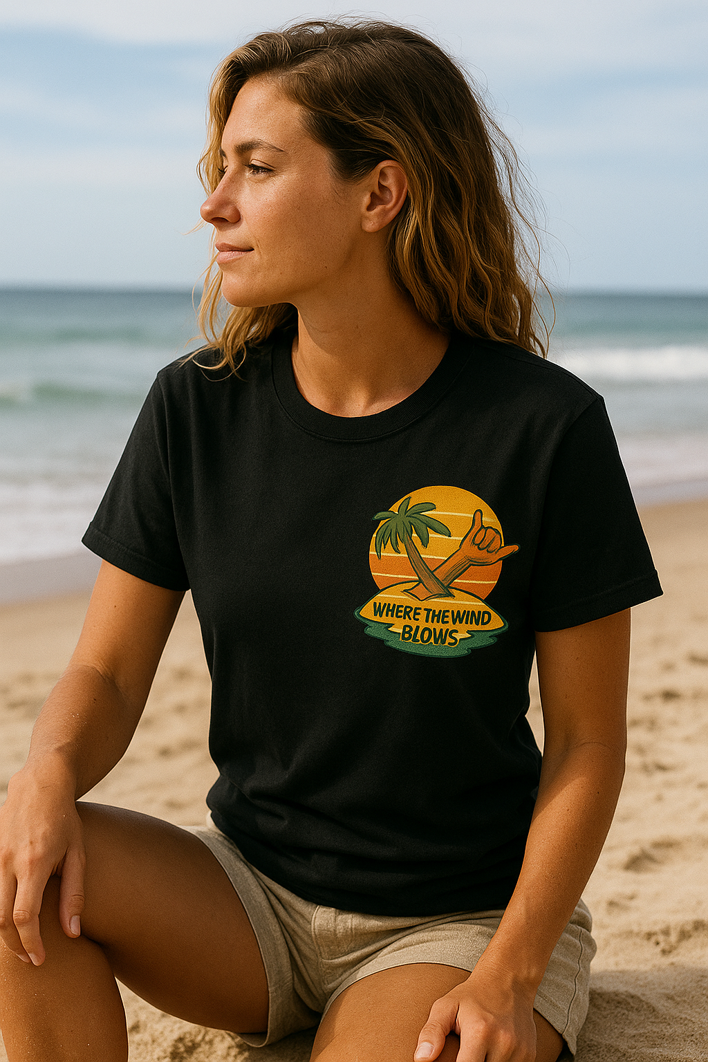 Golden Camping Tee